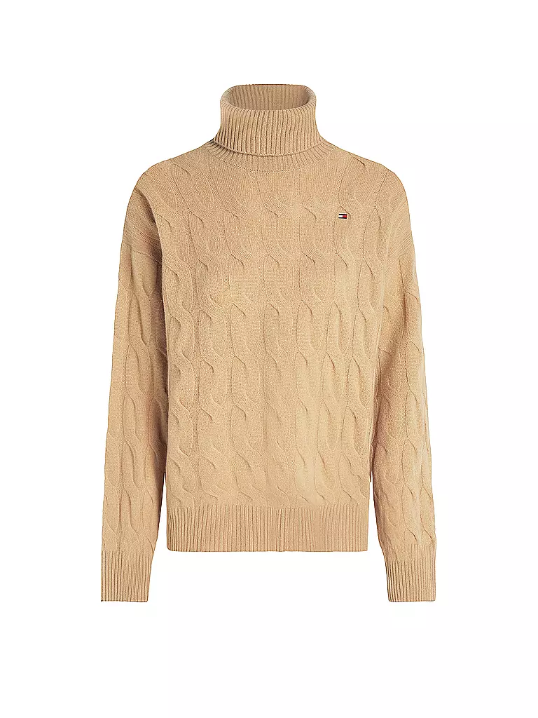 TOMMY HILFIGER Rollkragenpullover  camel