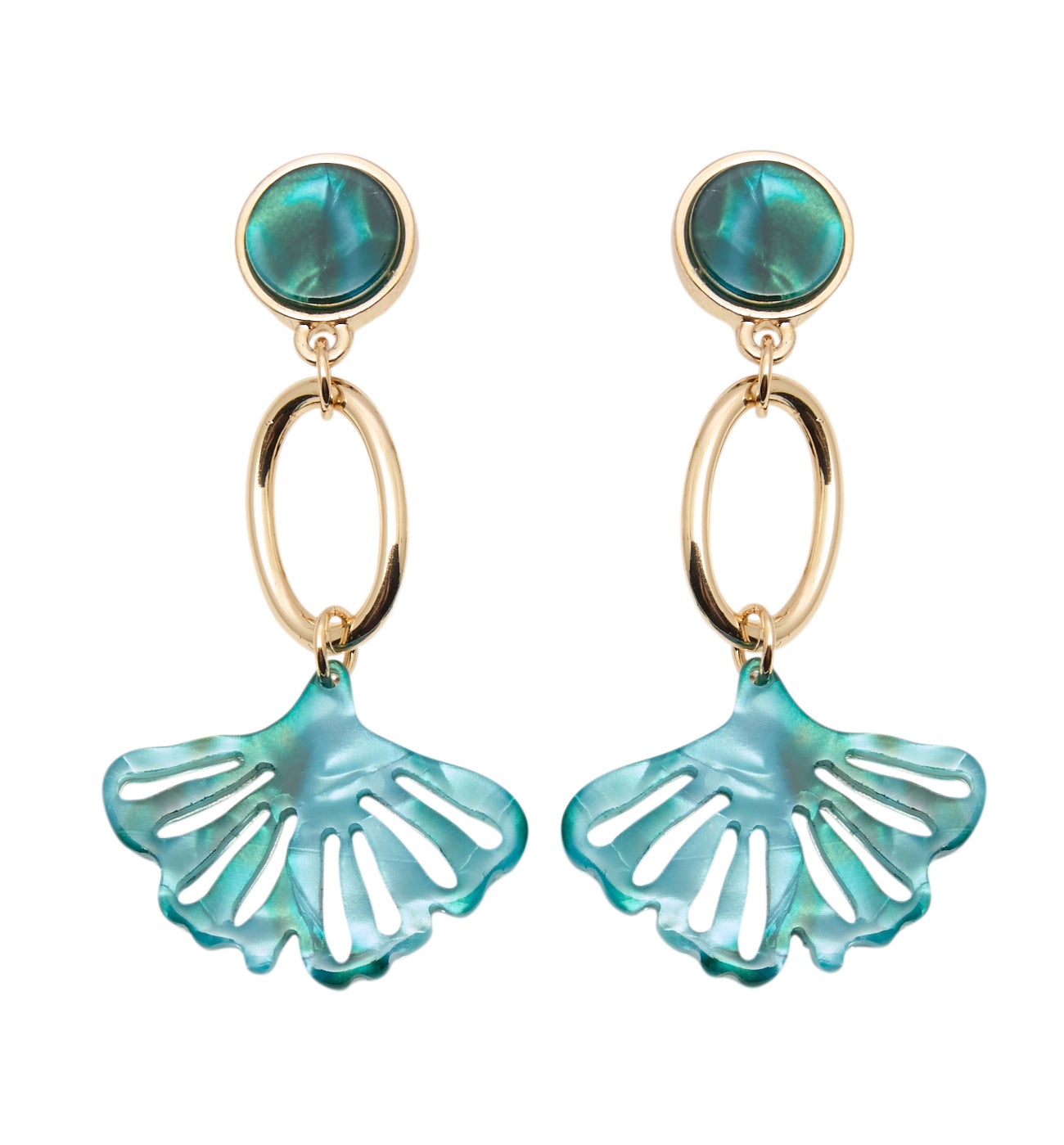 Boucles d'oreilles Femme - Coloration dorée