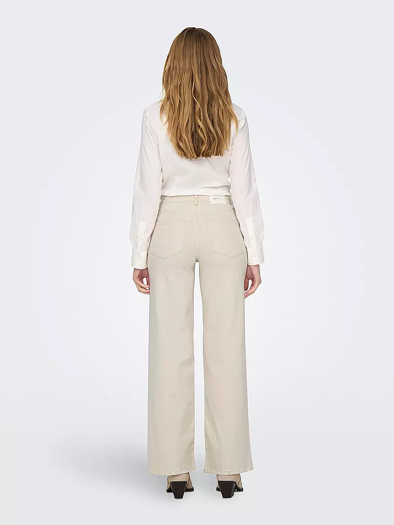 ONLY Jeans Wide Leg Fit  beige