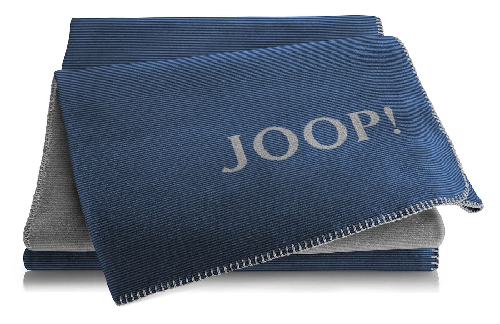 JOOP! Wohndecke MELANGE-DF 150 x 200 cm blau/grau