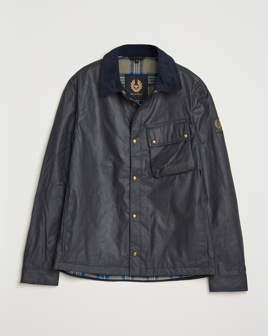 Belstaff Ground Wax Jacket Dark Navy