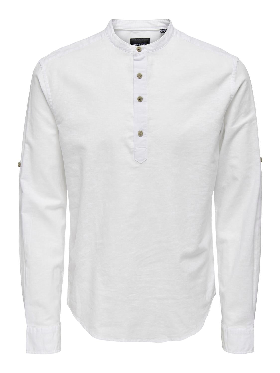 ONSCAIDEN Freizeithemd White