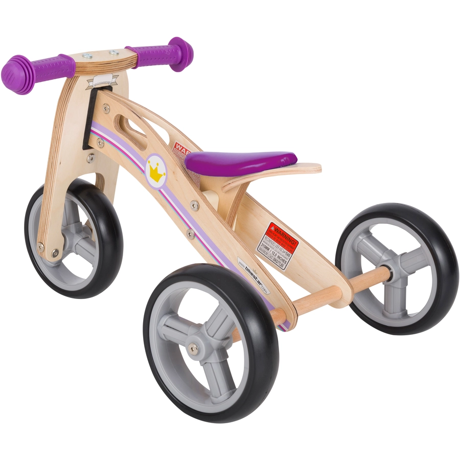 Bikestar Laufrad 7 Zoll Holz lila