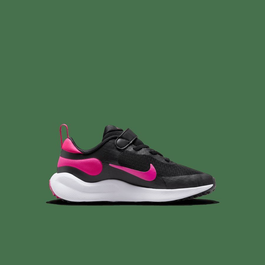Nike Revolution 7 Little Kids' Shoe BLACK/HYPER PINK-WHITE