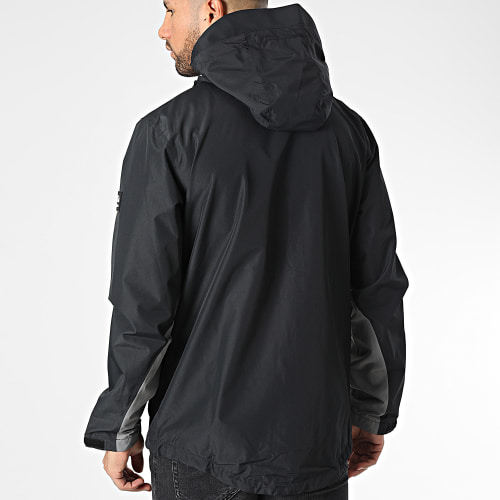 Veste Zippée Capuche Mydill SHQ17028 Noir Gris