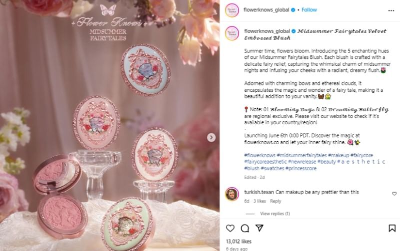 Flower Knows - Midzomer Sprookjes Fluweel Embossed Blush - 02