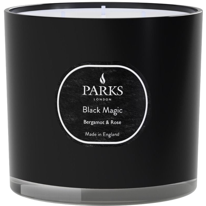 Bougie parfumée - Bergamot & Rose - Black Magic - 650 g