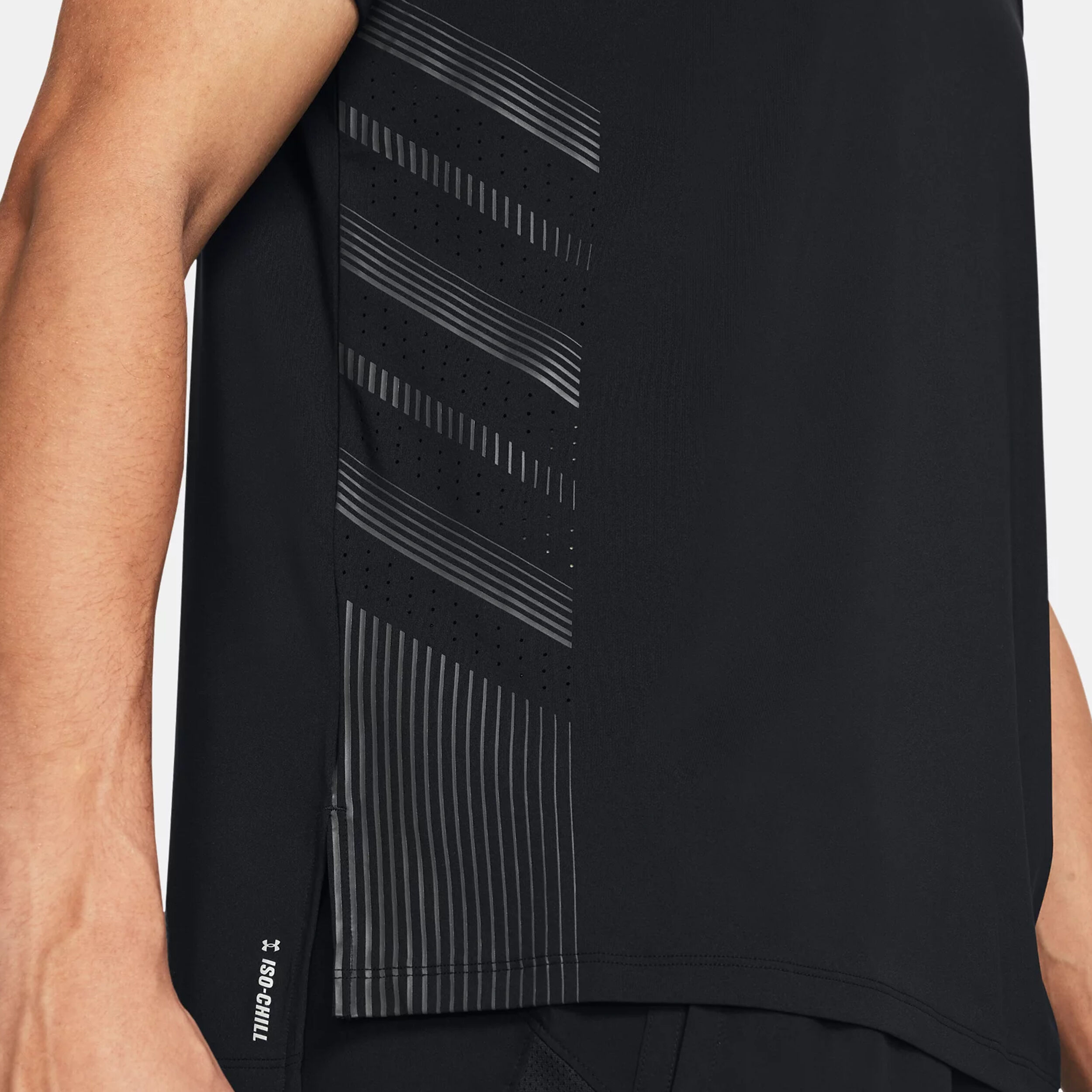Under Armour Launch Elite Graphic Maillot De Course Hommes - Noir , Gris