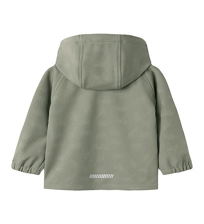 Name It Softshelljacke m. Fleece - NmmAlfa08 - Shadow m. Magisch