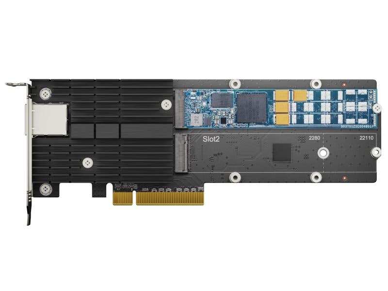 Synology Erweiterungskarte E10M20-T1 M.2 SSD & 10GbE Adapte Steigerung der E/A-Leistung und Netzwerkbandbreite
