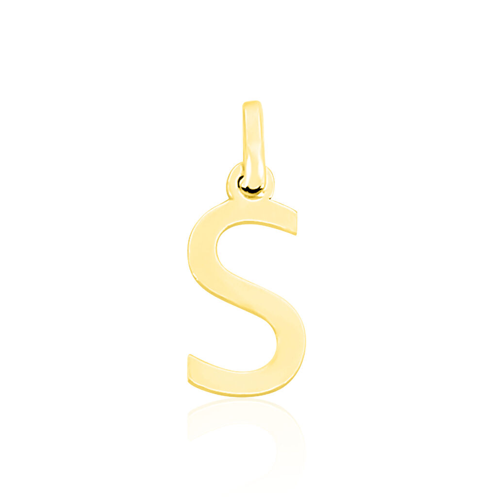 Pendentif Ionia Lettre Or Jaune