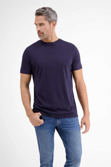 Lerros blauwe heren t-shirt