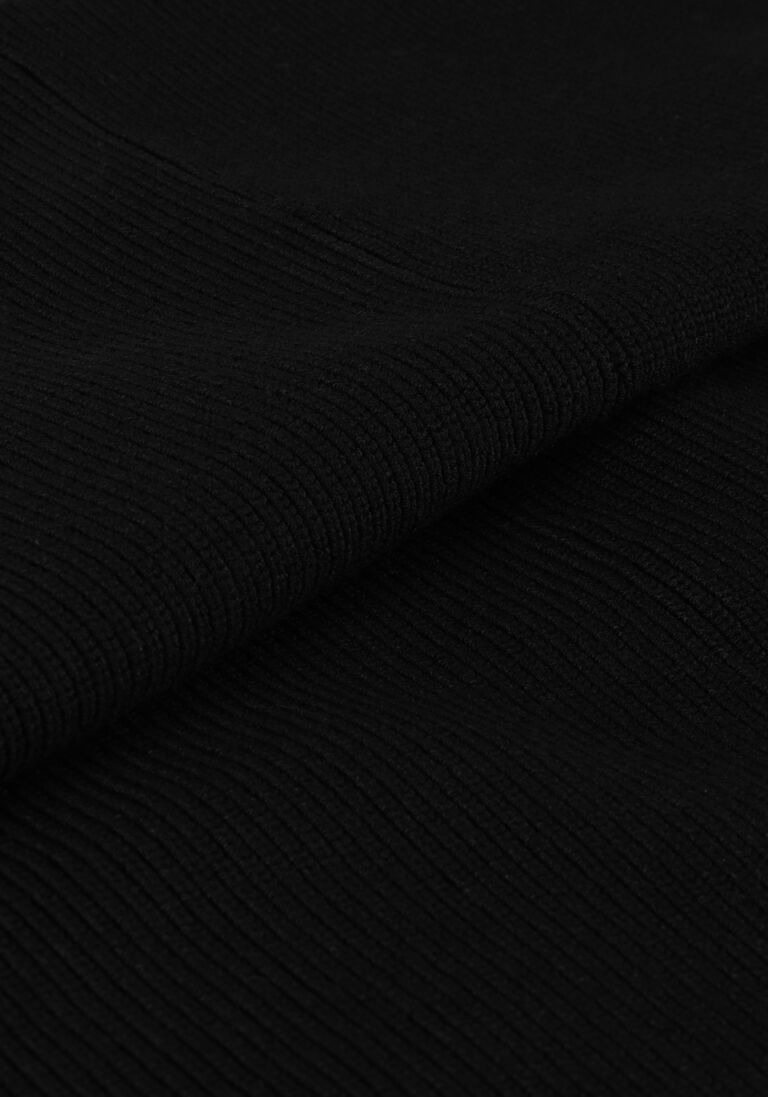 FREEBIRD zwarte freebird mini jurk knit-dense-vis-23-2
