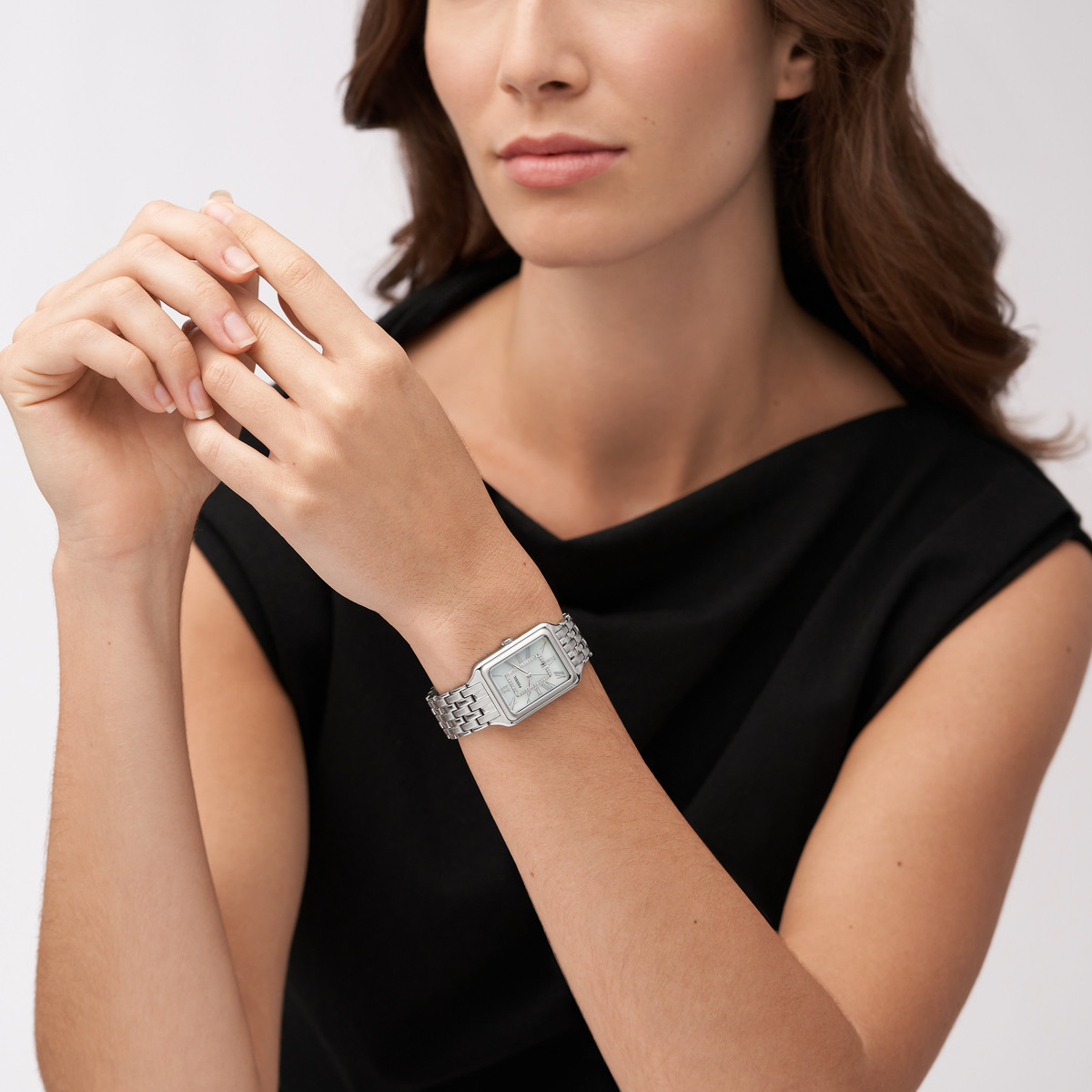 Montre FOSSIL raquel femme bracelet acier inoxydable argent