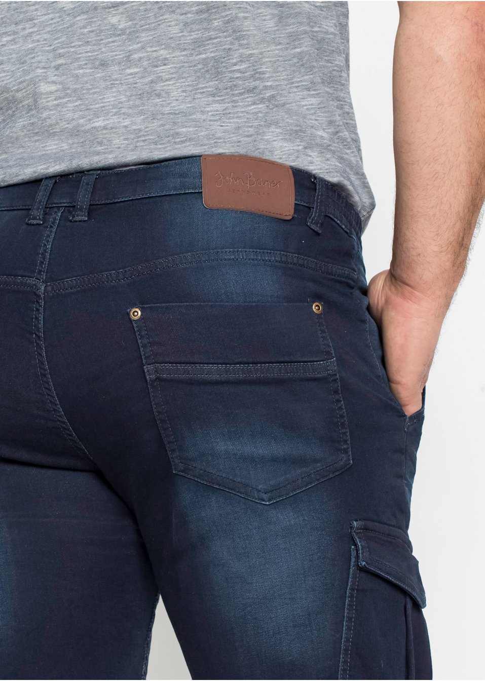 Bermuda en jean extensible Regular Fit