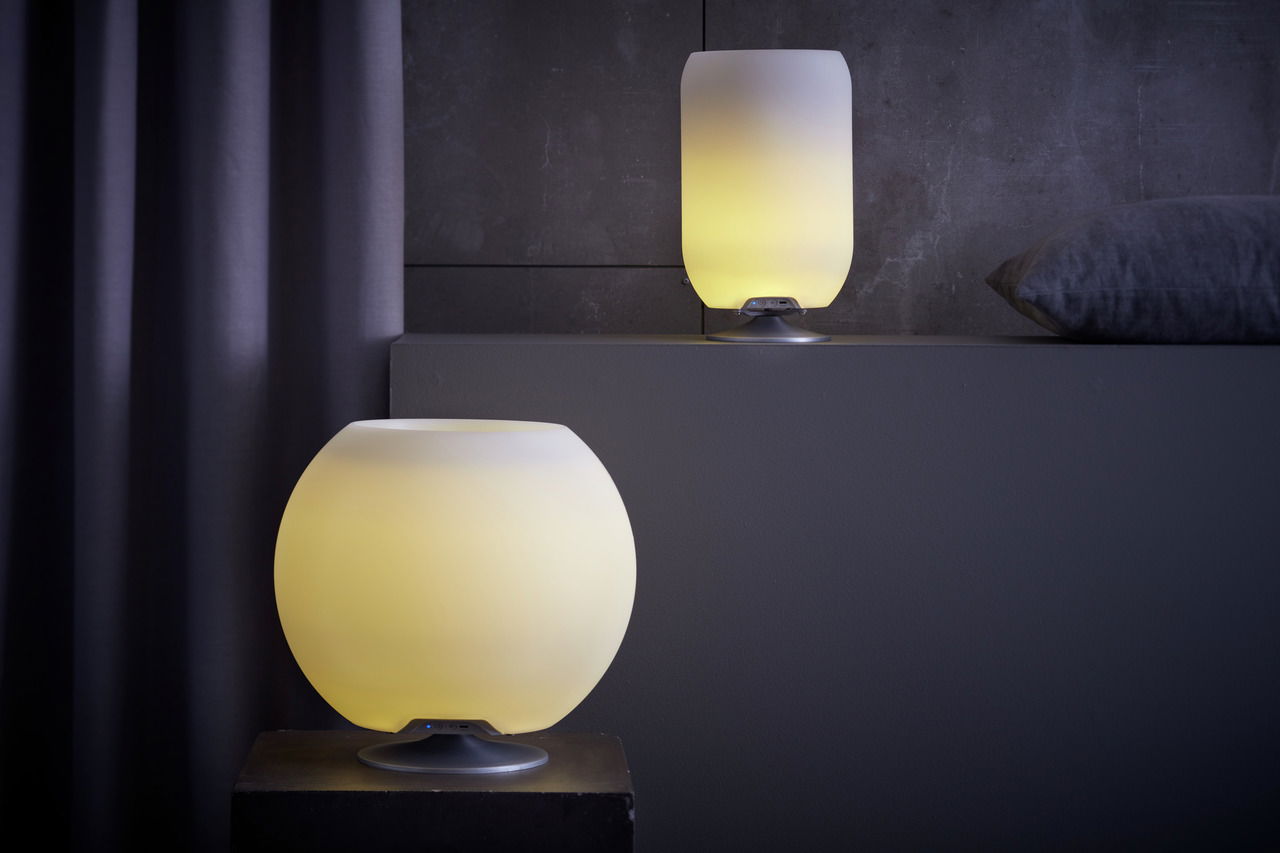 kooduu LED-Getränkekühler Brushed Silver SPHERE