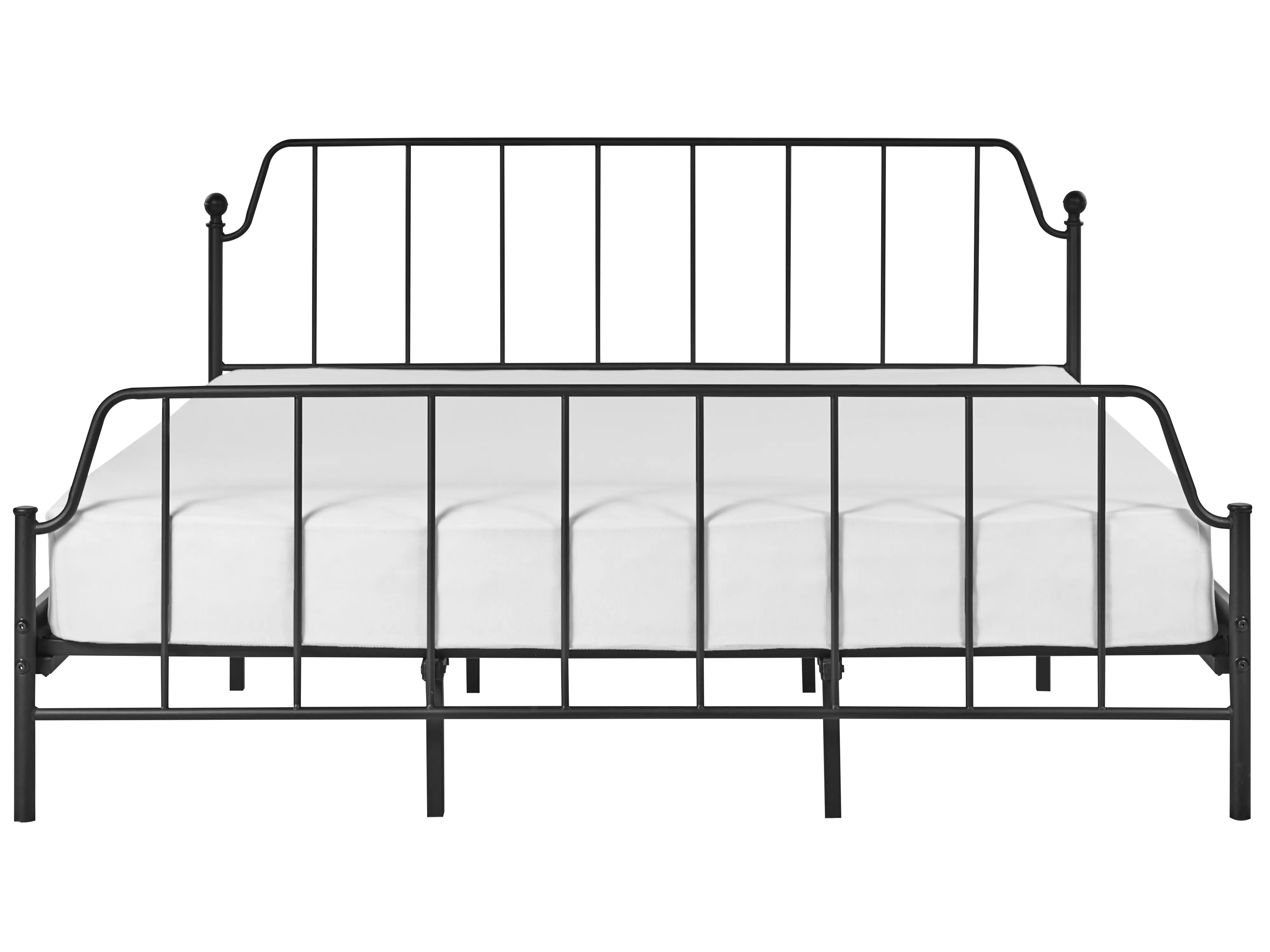 Bed Metaal MAURESSAC 180 x 200 cm Zwart