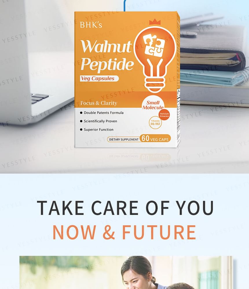 BHK's - Walnoot Peptide Veg Capsule