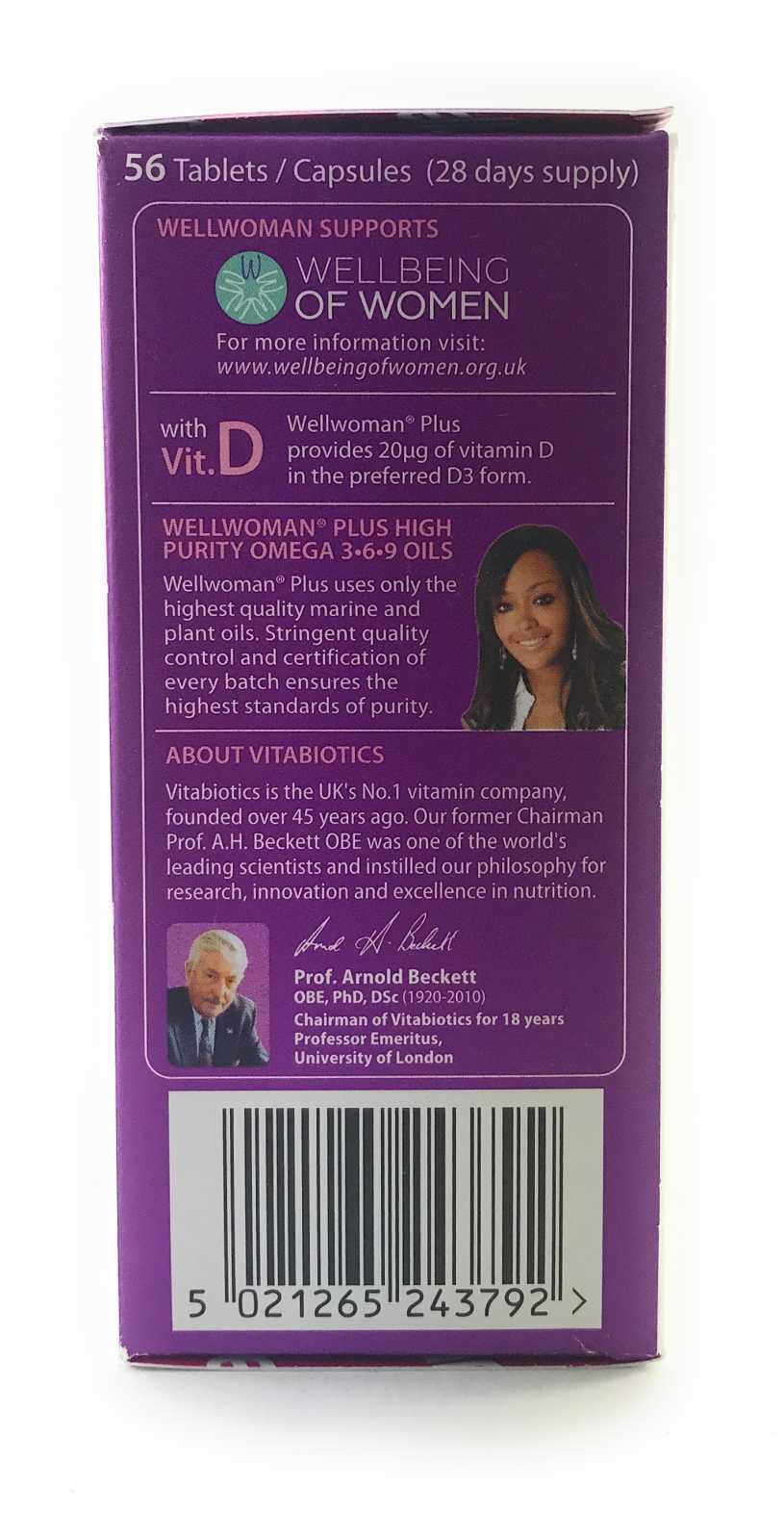Vitabiotics Wellwoman Plus 3-6-9 28 comprimidos + 28 cápsulas