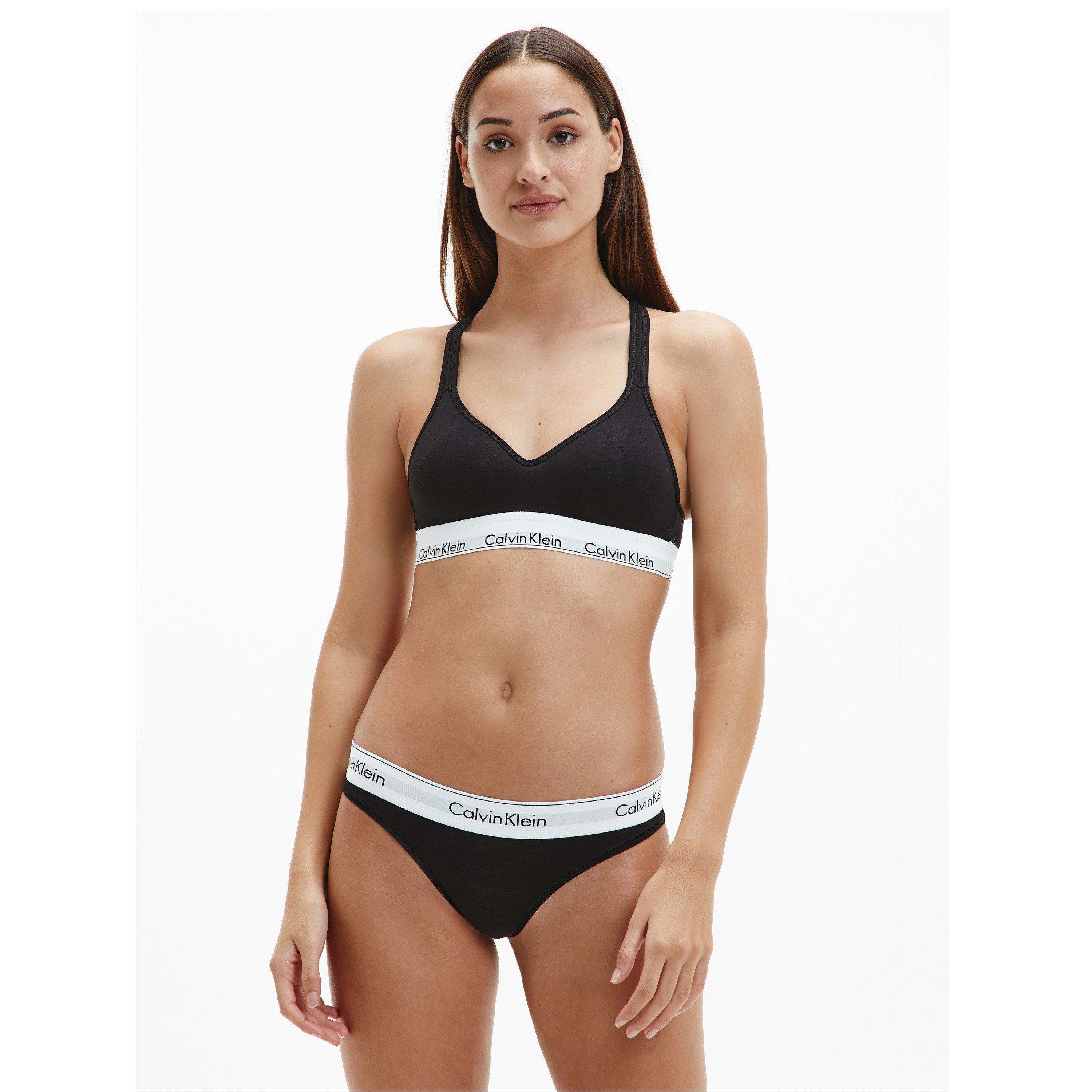 Calvin Klein Modern cotton bralette lightly lined