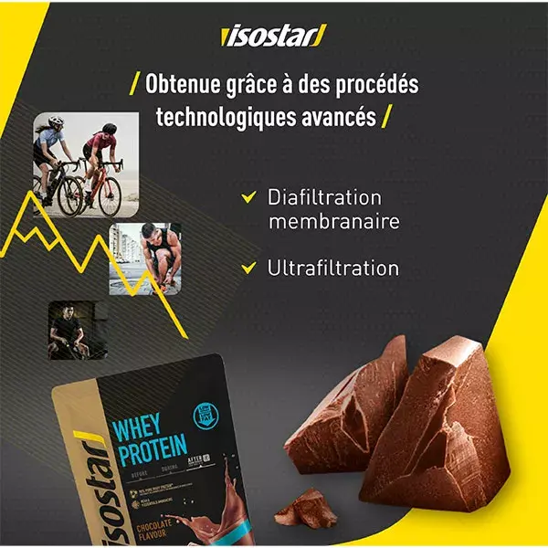 Isostar Whey Protein em Pó Sabor Chocolate 570g
