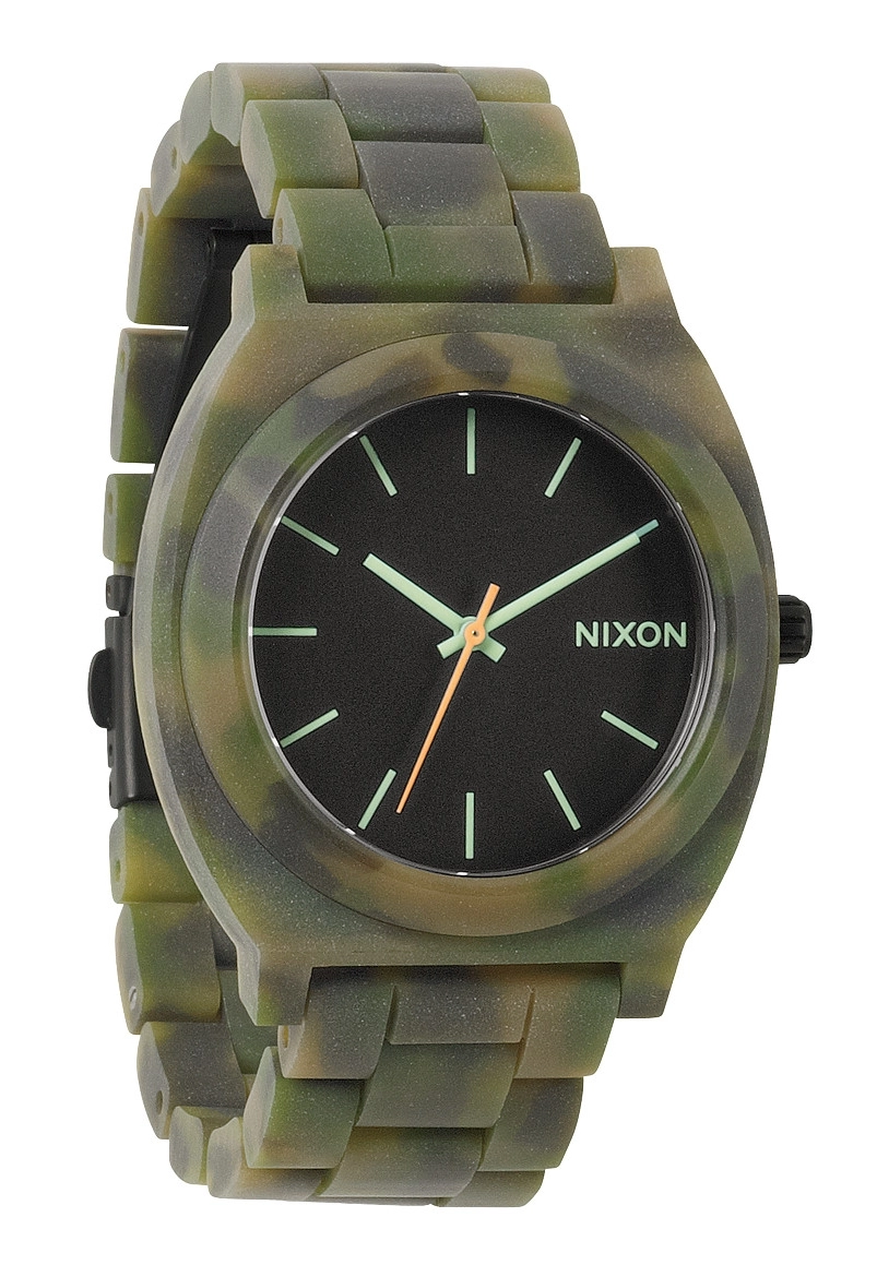 Nixon The Time Teller Acetate Matte Black / Camo A327428