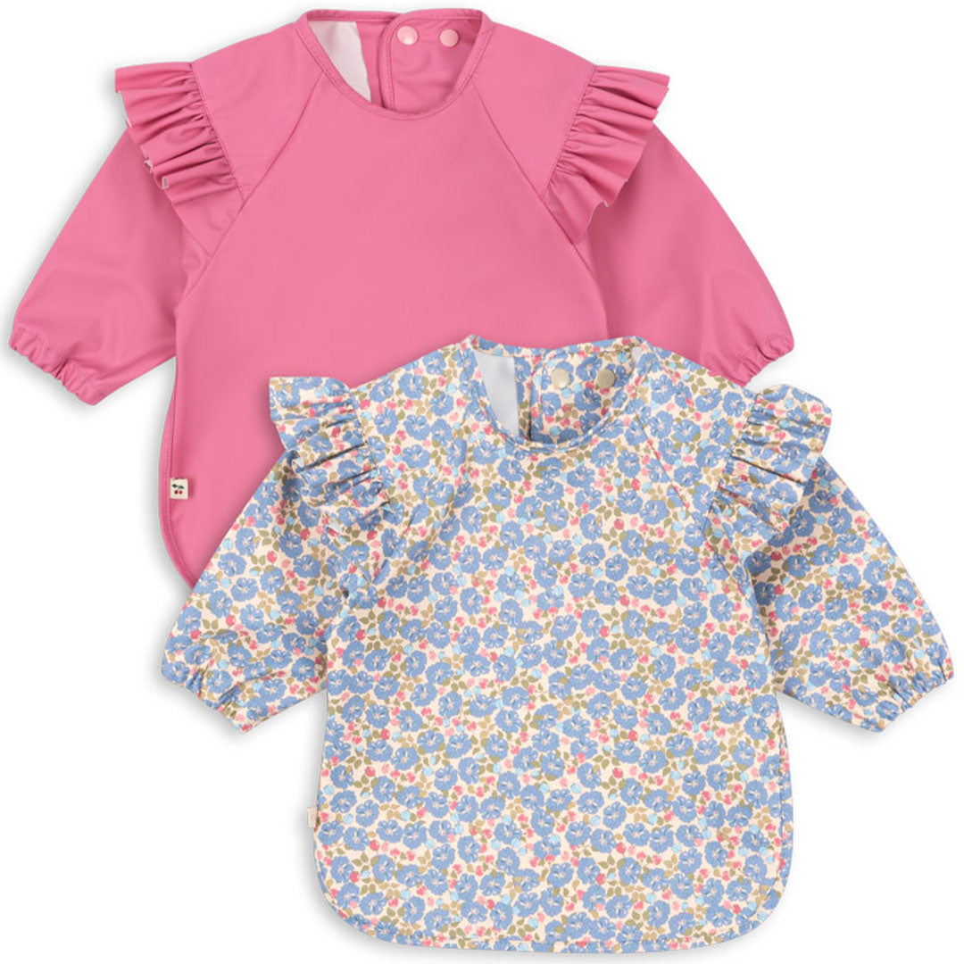 konges sløjd mouwslabben fleur rosier chateau rose - 18m-3 jaar - 2st
