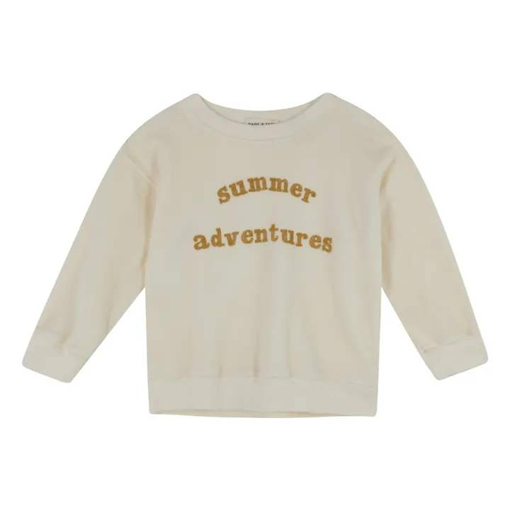 Babe & Tess Sweat Eponge Cesare  | Ecru