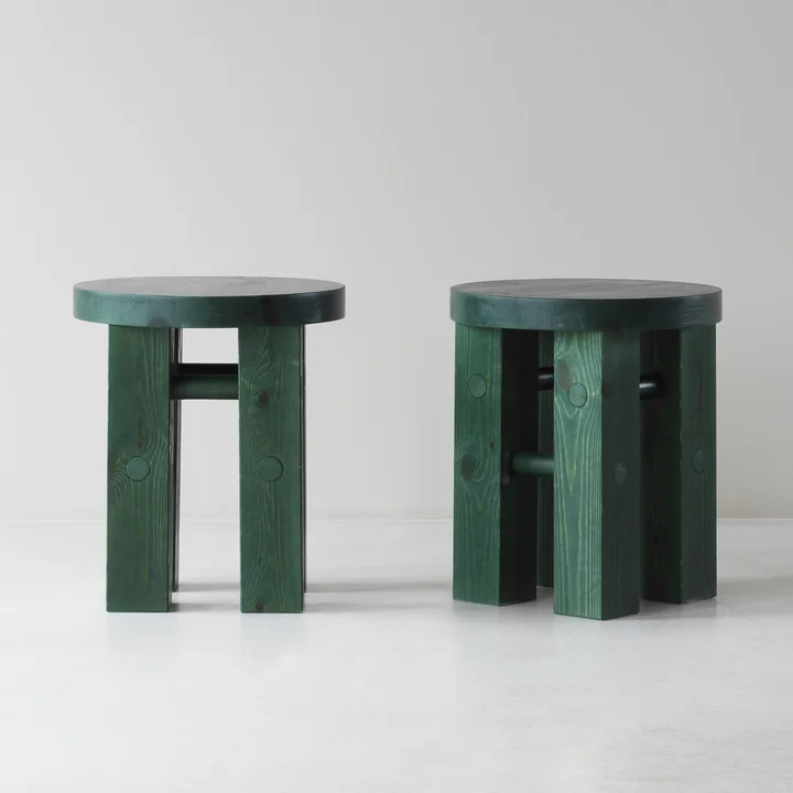 Normann Copenhagen - Fyr Hocker, dunkelbraun