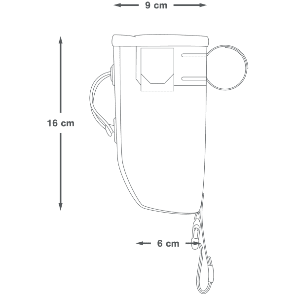 Saccoche Vélo APIDURA BACKCOUNTRY FOOD POUCH 0.8L