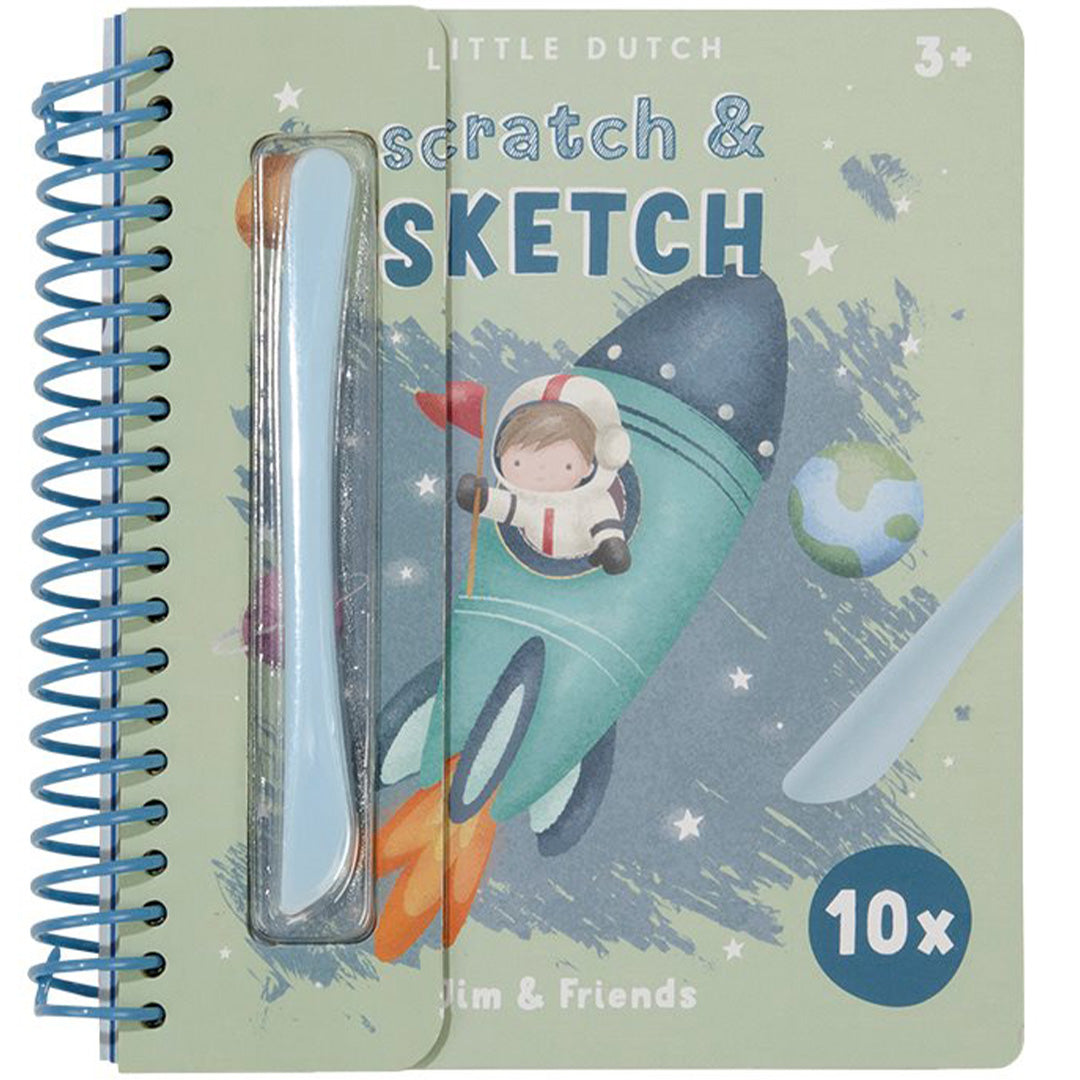 Little dutch kras- en kleurboek jim and friends