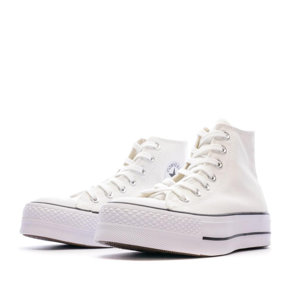 Converse Baskets Blanches Femme Converse Chuck Taylor All Star Platform