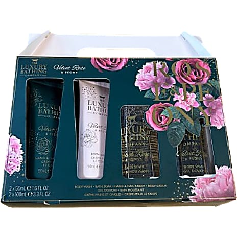 Gaveæske m. håndcreme, bodywash og body creme