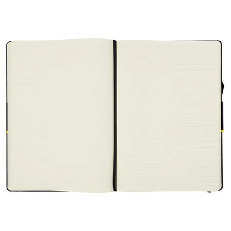 Idena Notizbuch A4, liniert, schwarz