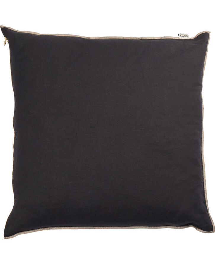 Magasin du Nord Collection CHEQUER/BLACK, PYNTEPUDE 48x48 CM Sort