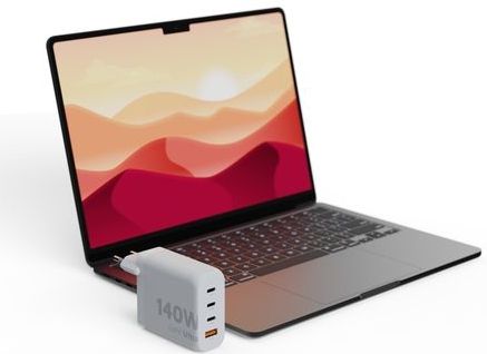 GaN² Ultra-adapter - 140W - Compact - GRS-gecertificeerd Gerecycled Plastic