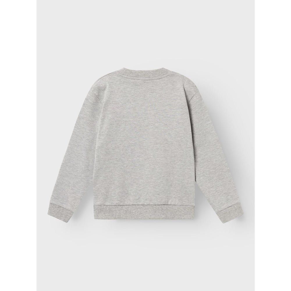 Køb Name It Grey Melange Ruljul Regular Sweatshirt