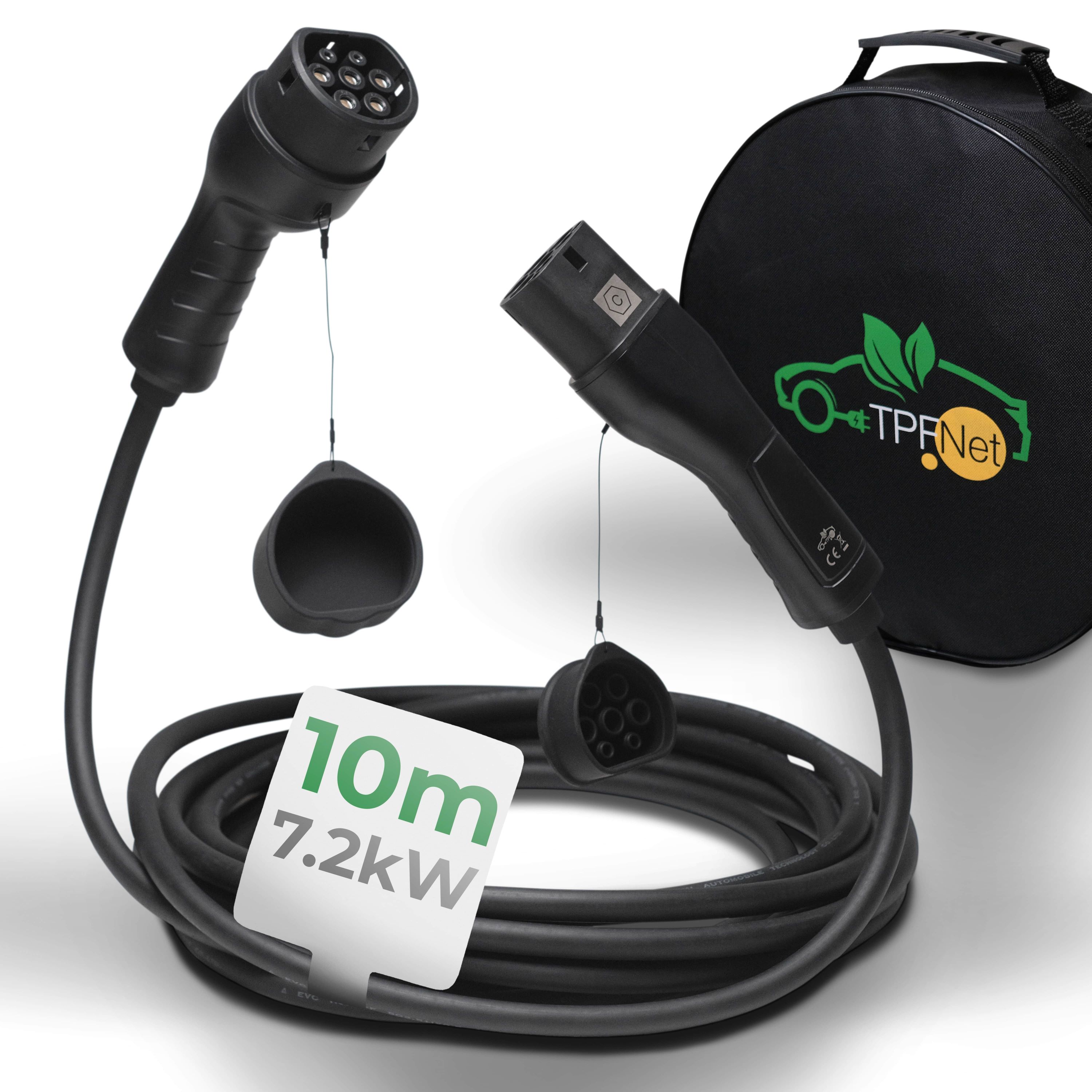 TPFNet Typ 2 E-Auto Ladekabel 7.2kW, 32A, 1-Phasig, 5m