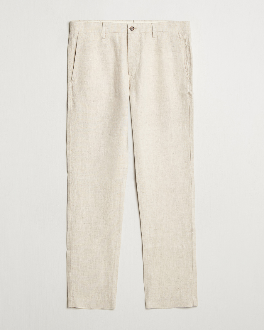 NN07 Theo Linen Trousers Oat