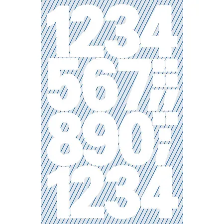 Avery Zweckform 3787, Zahlen Etiketten, Zahlen 0-9, 48 Aufkleber