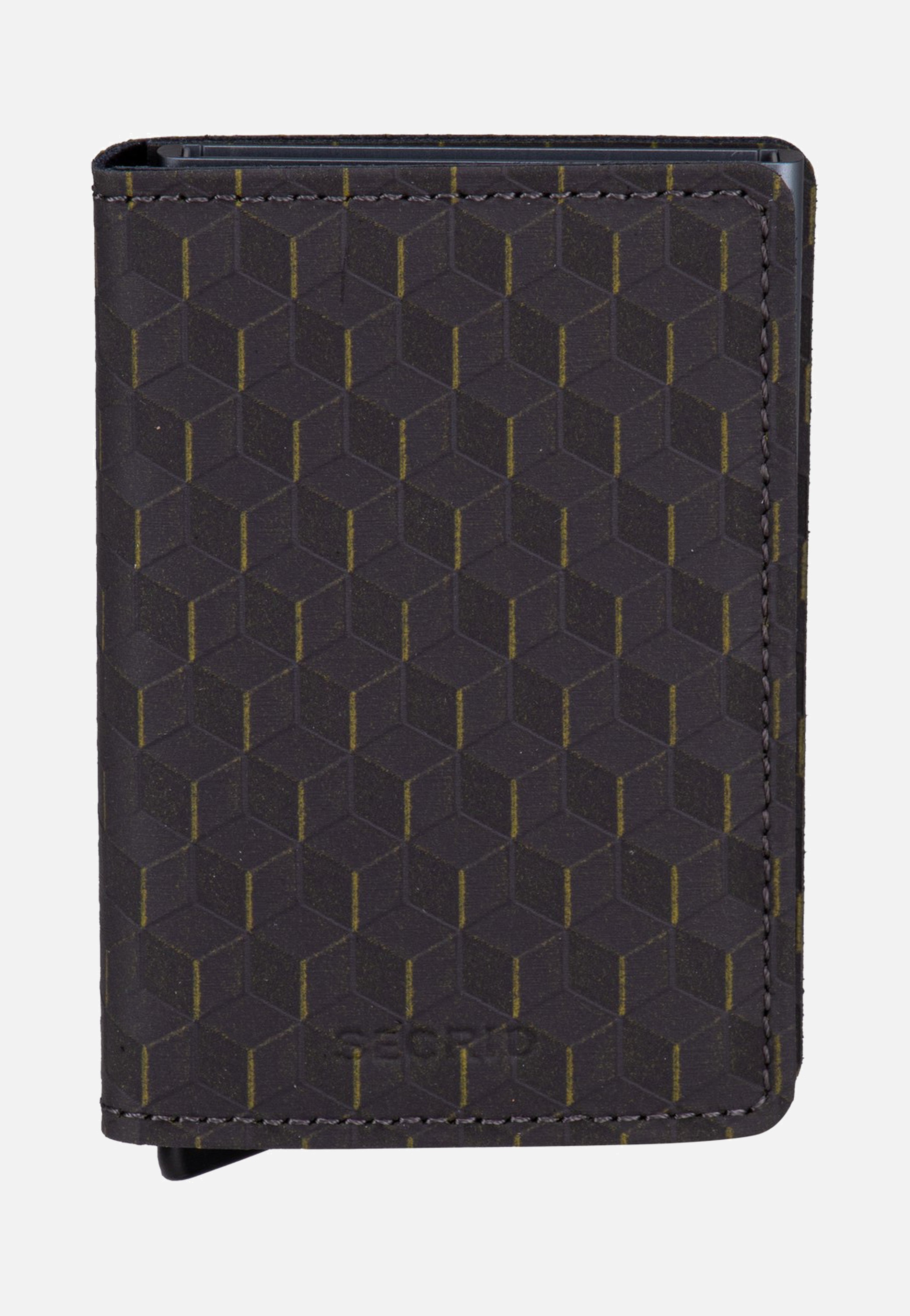 Slimwallet Optical Grey-Yellow - Portemonnaie