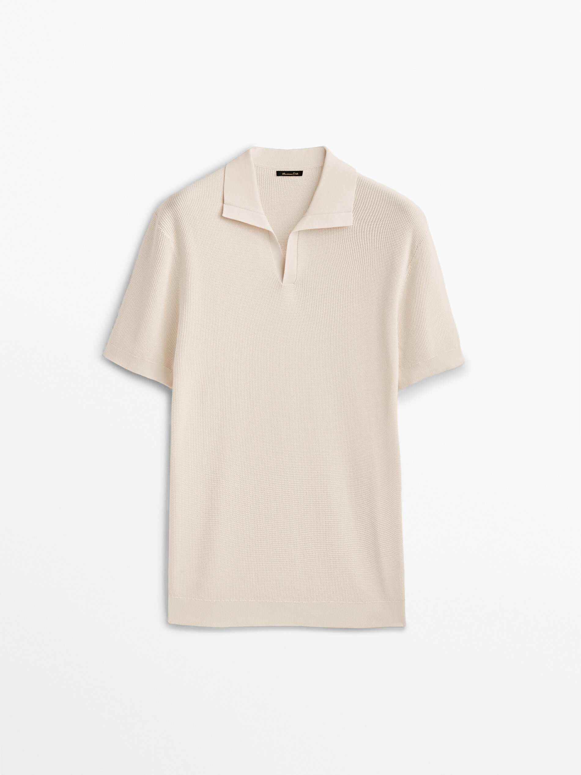 Camisa polo com gola ampla - RAW