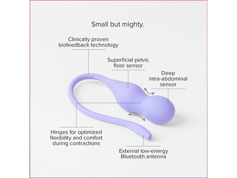 Perifit Kegelübungstrainer, Flieder Kegel-Trainer für einen stärkeren Beckenboden