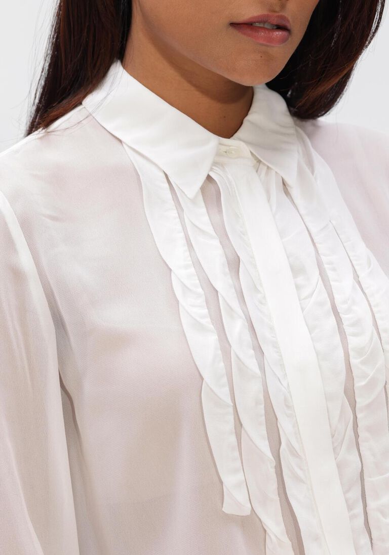 witte dorothee schumacher blouses sheer twist blouse