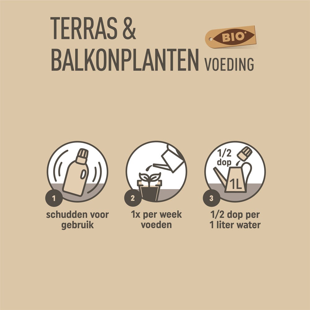 Pokon Bio Terras en Balkon Planten voeding 1 L