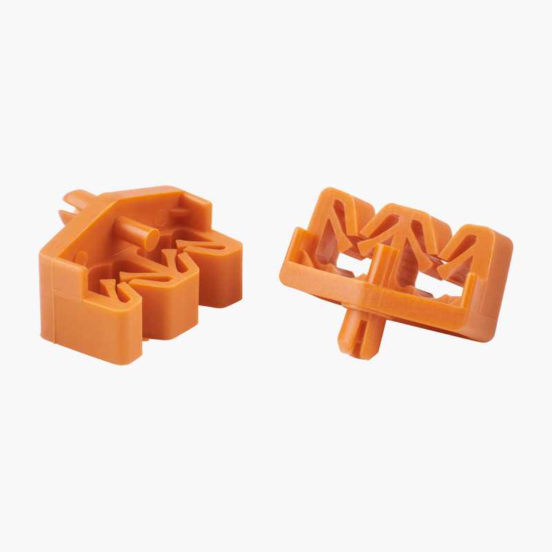Monteringsklips, 2 bremserør, 2-pk.
