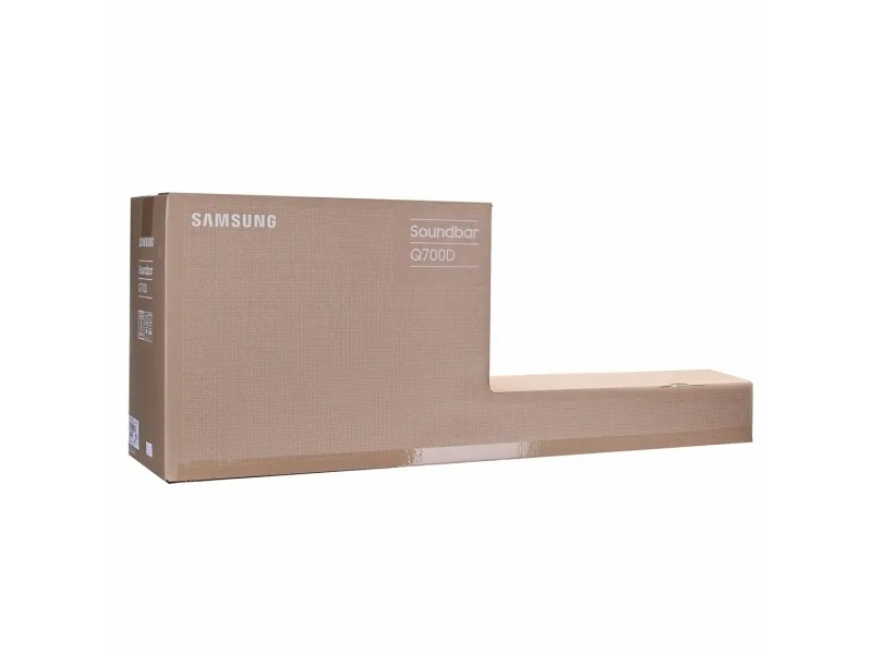 Samsung HW-Q700D - Q-Series - lydbarsystem - til hjemmebiograf - 3.1.2-kanal - trådløs - Wi-Fi, Bluetooth - App-kontrolleret - titansort
