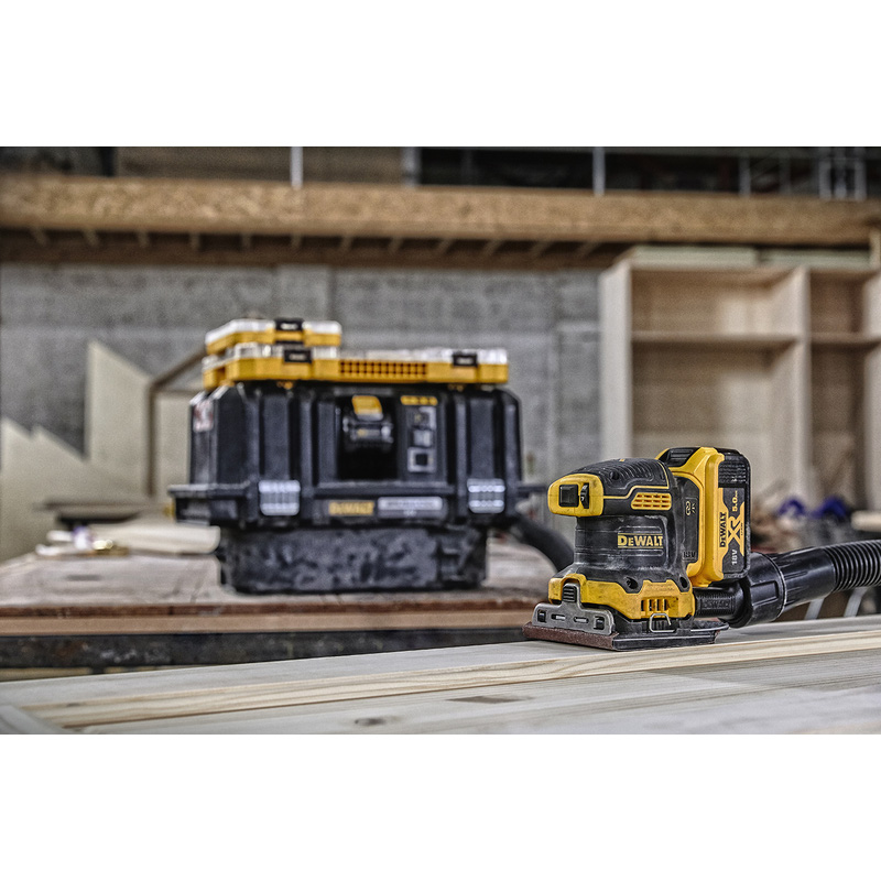 DeWALT DCW200NT-XJ 18V XR 1/4" accu vlakschuurmachine (body) 18V Li-ion