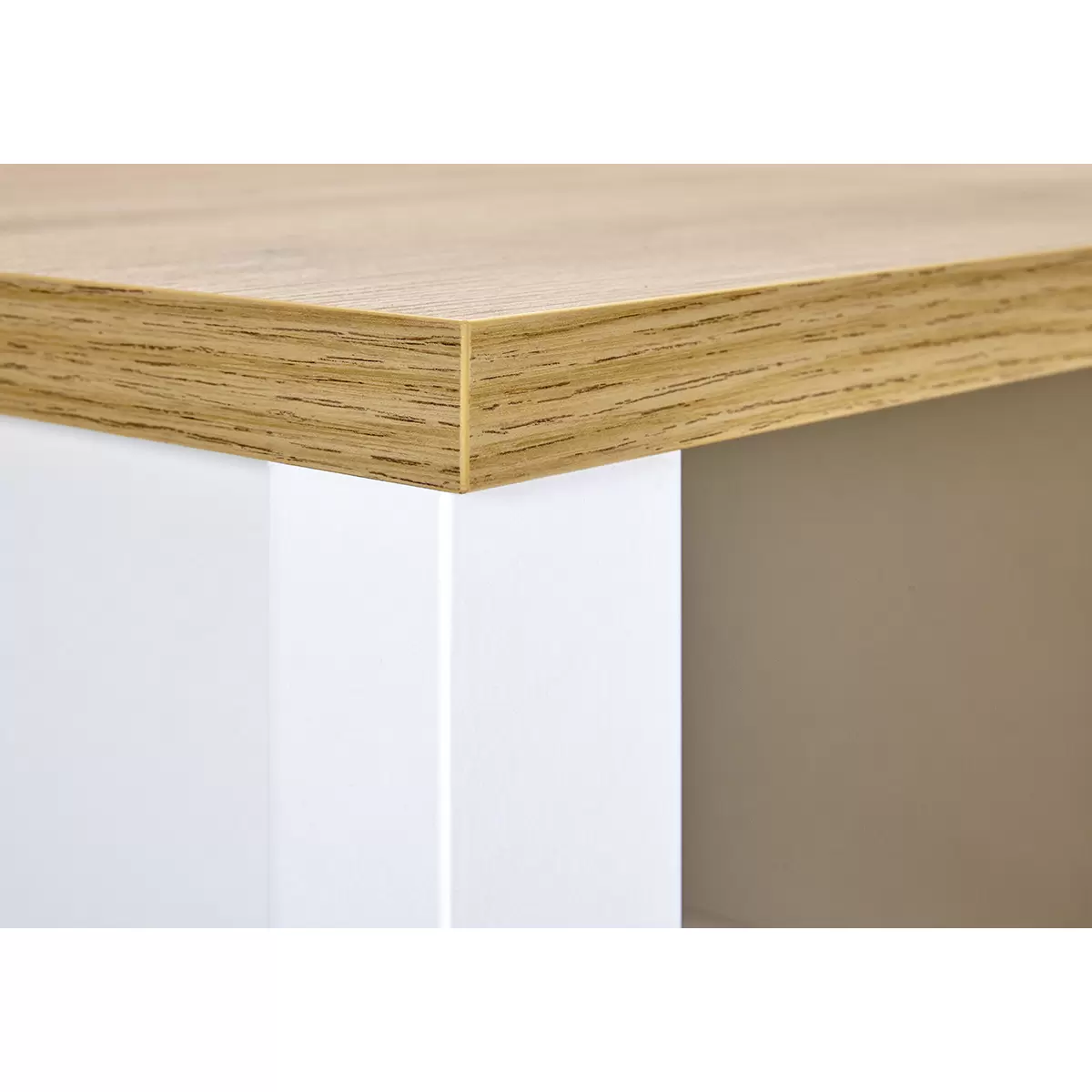 Geräte-Hochschrank Sicilia Artisan Eiche,weiss