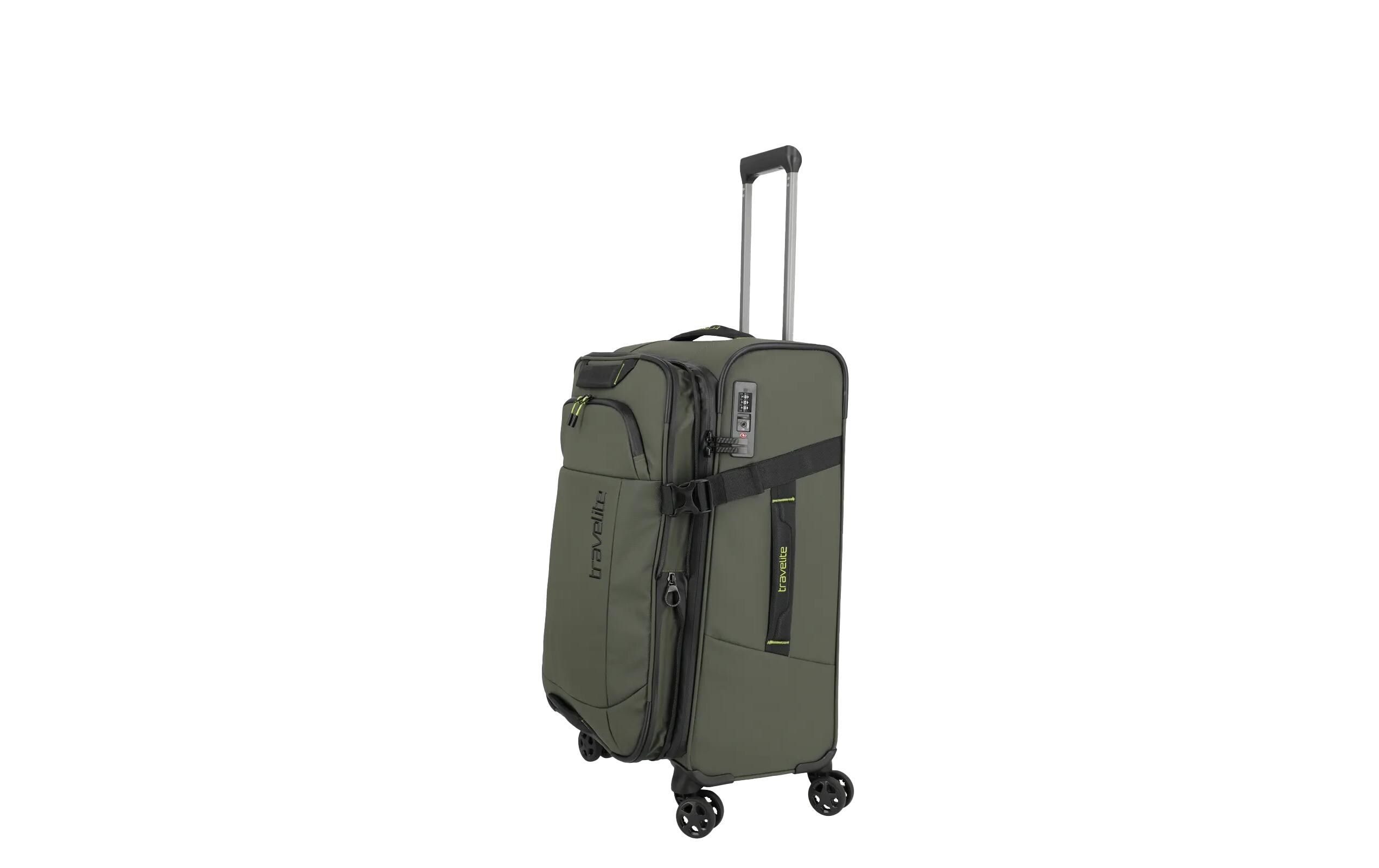 Briize Trolley M erweiterbar, Dunkelgrün<br>Reisekoffer